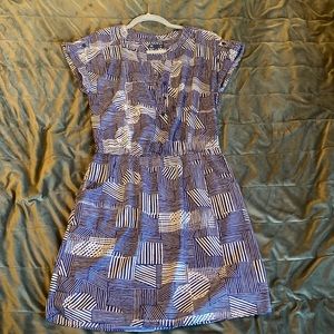 Gap Blue and white mini dress